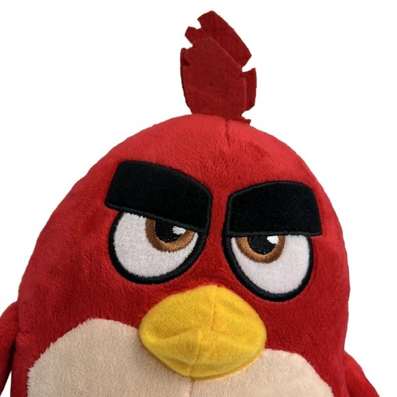 Angry Birds Plush Red Bird Stuffed Animal 2018 Toy Factory 11" Cuddle Kids Toy - Picture 12 of 12